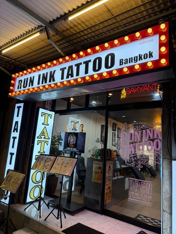 RUN INK TATTOO BANGKOK — หน้าร้าน Studio